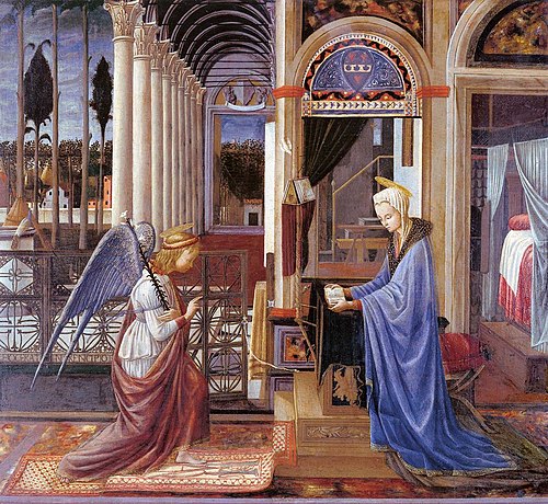 Annunciation, 1450, Fra Carnevale