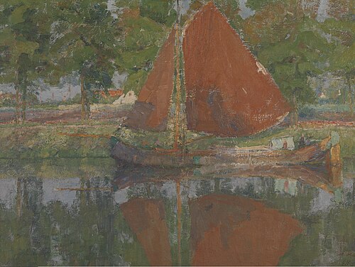 La Voile rouge, 1901, Georges Buysse