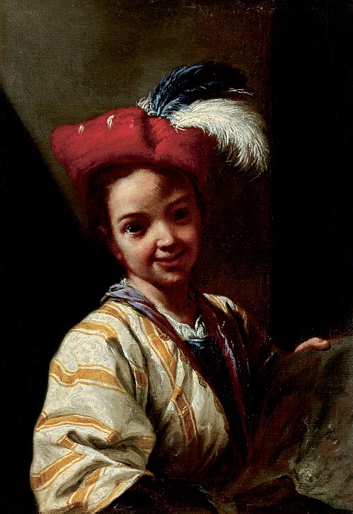 Boy with Drawing, , Antonio Amorosi