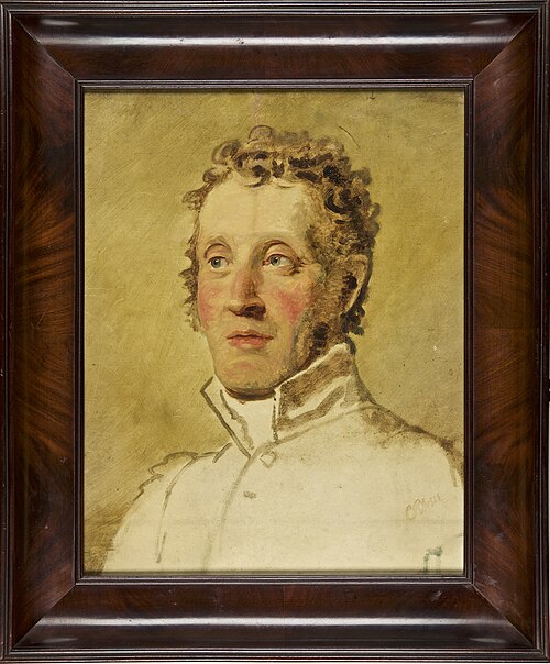 Portret van Prins Frederik Willem, 1838, Charles Rochussen