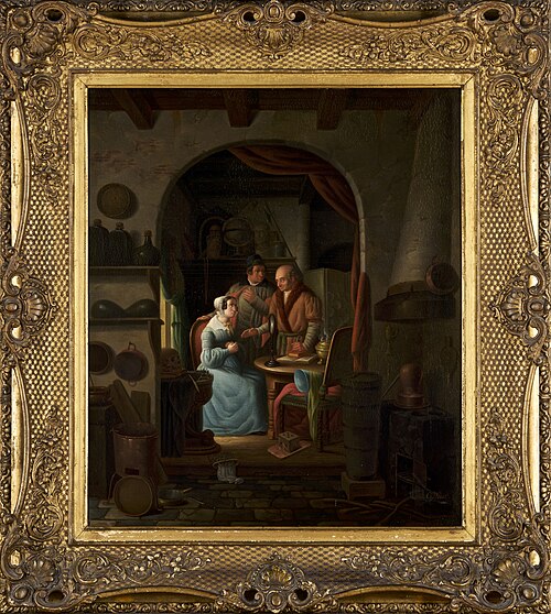 Genrestuk, 1842, Charles Rochussen