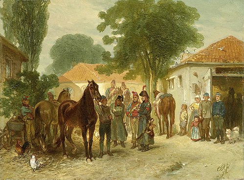 De requisitie, 1872, Charles Rochussen