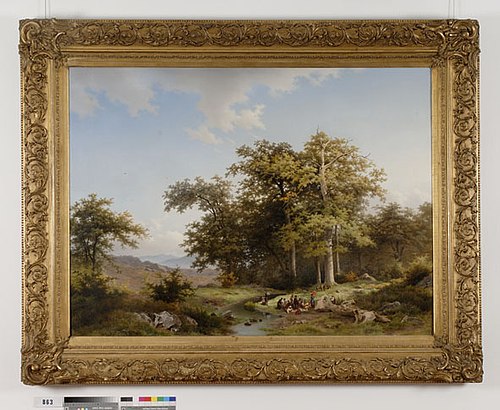 Souvenir of the Forest of Fontainebleau, 1851, Charles Rochussen