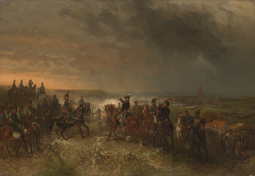 Slag bij Castricum, 1864, Charles Rochussen