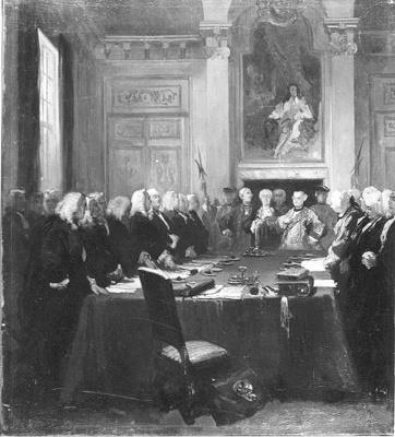 Anno 1747. De verheffing van prins Willem IV tot erfstadhouder, 1862, Charles Rochussen