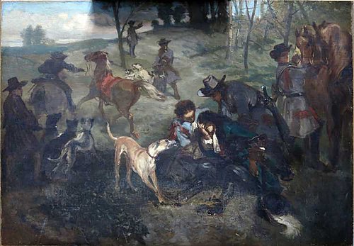 Anno 1692: The Death of General Hans Willem van Aylva, 1861, Charles Rochussen