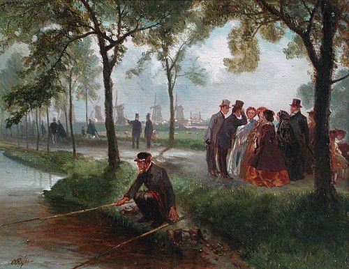 De zondagmiddagwandeling, 1861, Charles Rochussen
