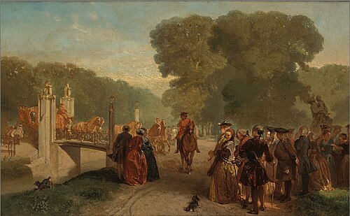 The departure, 1856, Charles Rochussen