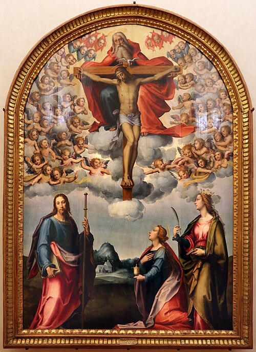 Holy Trinity and Saints, 1525, Giovanni Antonio Sogliani