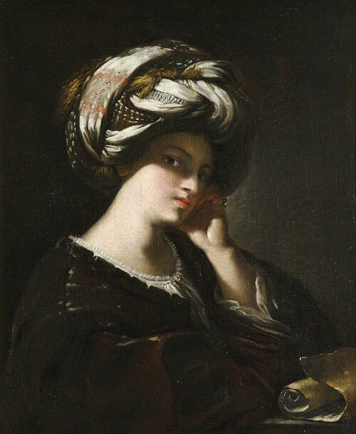 Girl with a Large Turban (A Sibyl), , Francesco Cairo