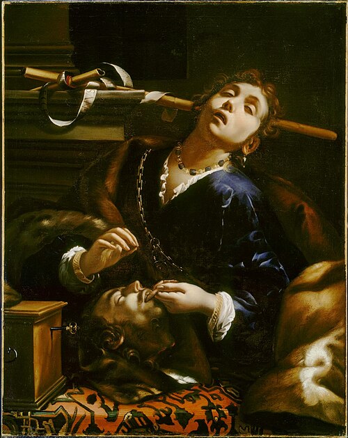 Herodias with the Head of Saint John the Baptist, 1627, Francesco Cairo