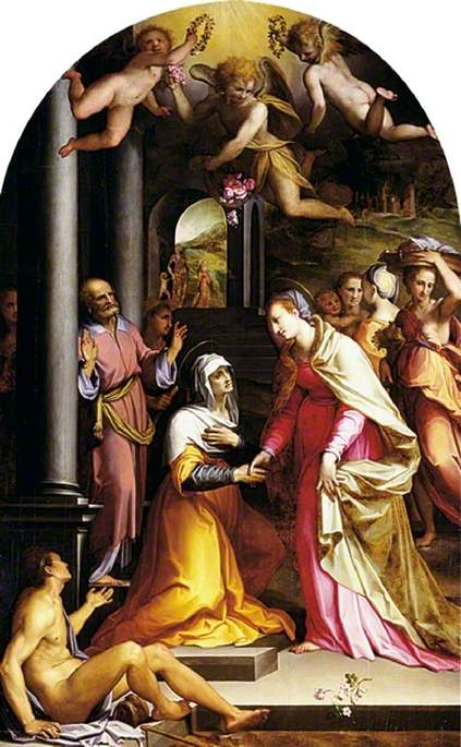 The Visitation, 1560, Maso da San Friano
