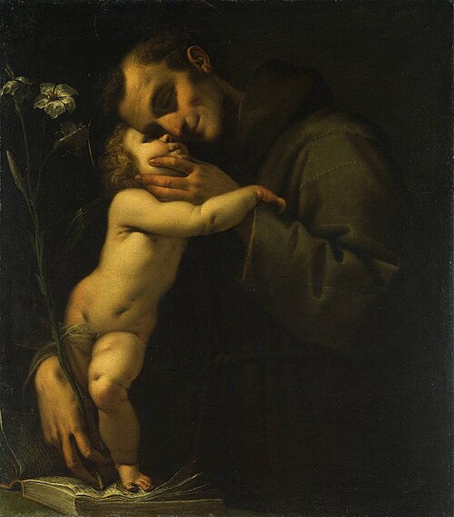Sant'Antonio da Padova con il Bambino, 1623, Il Morazzone