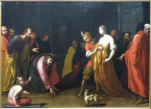 Le Christ et la femme adultère, , Il Morazzone