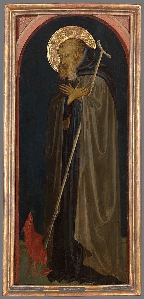 Saint Anthony Abbot, 1400, Gherardo Starnina