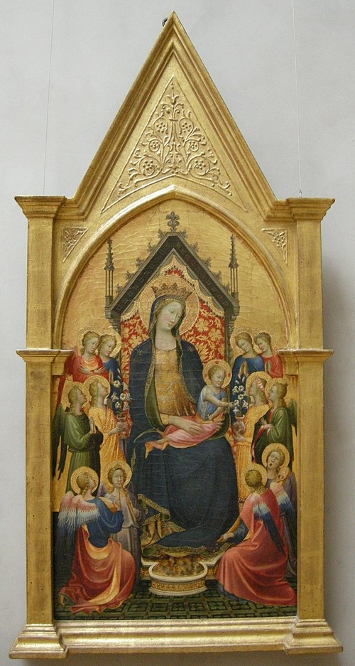 Madonna and Child with Musical Angels, 1410, Gherardo Starnina