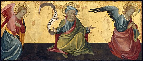 Isaiah with Two Angels, 1410, Gherardo Starnina