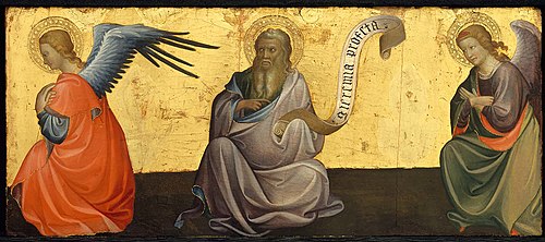 Jeremiah with Two Angels, 1410, Gherardo Starnina
