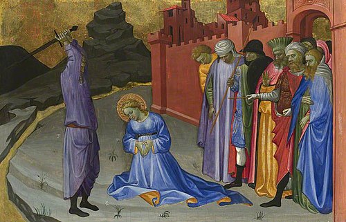 The Beheading of Saint  –  Margaret?, 1409, Gherardo Starnina