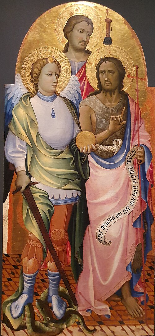 São Miguel Arcanjo, Santiago Maior e São João Baptista, 1404, Gherardo Starnina