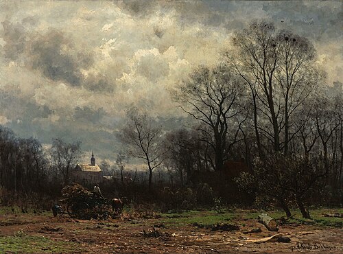 Maartsche buien, 1882, Julius Jacobus van de Sande Ba