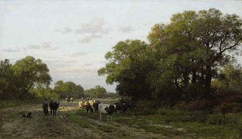 Landschap in Drenthe, 1882, Julius Jacobus van de Sande Ba