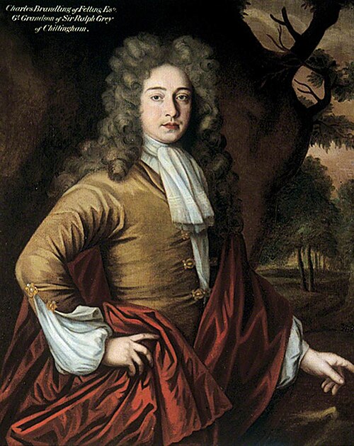 Charles Brandling, 1698, Johannes Verelst