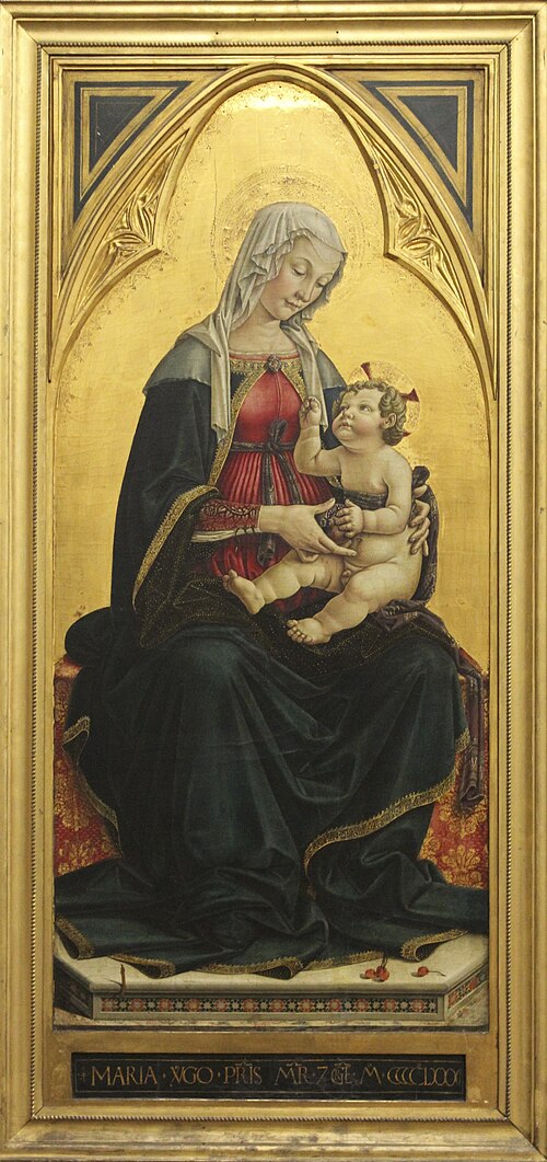 Vierge l'Enfant, 1481, Maestro dell'Annunciazione Gardner