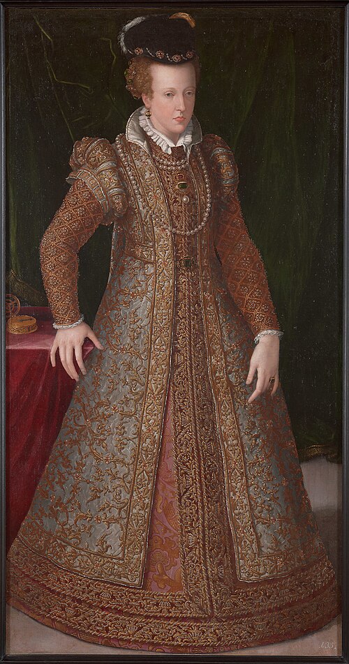 Portrait of Joanna of Austria, Grand Duchess of Tuscany, 1575, Giovanni Bizzelli