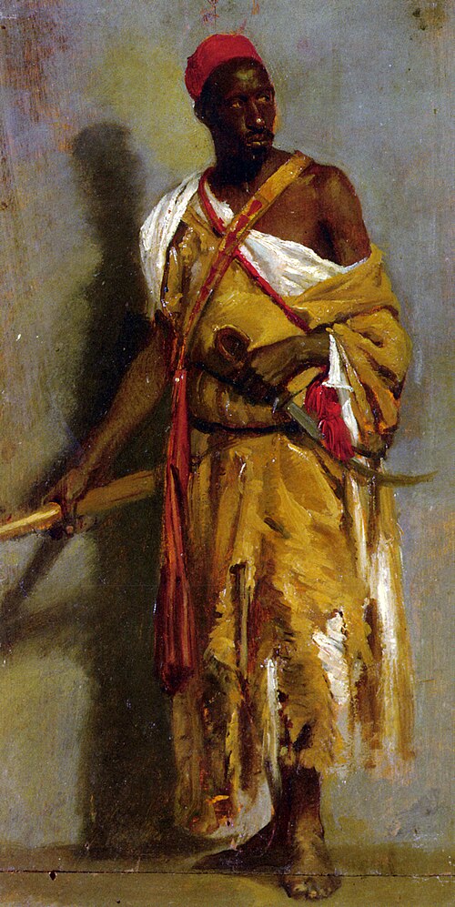 A Morrocan Guard, , Stefano Ussi