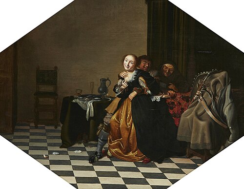 Brothel scene, , Hendrick Pot