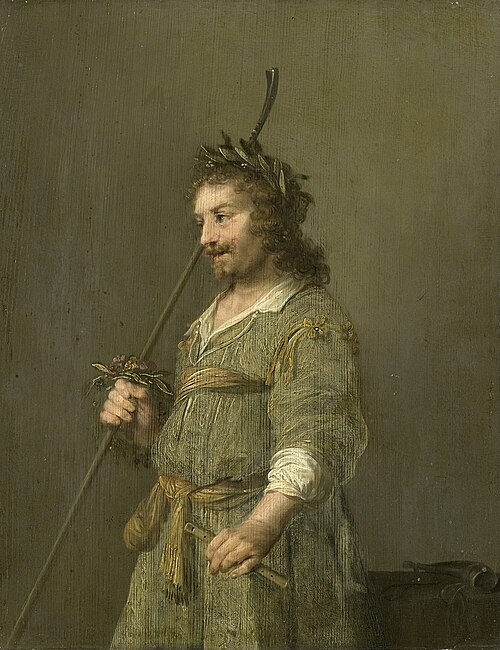 Portrait of a man dressed as a shepherd, 1637, Hendrick Pot