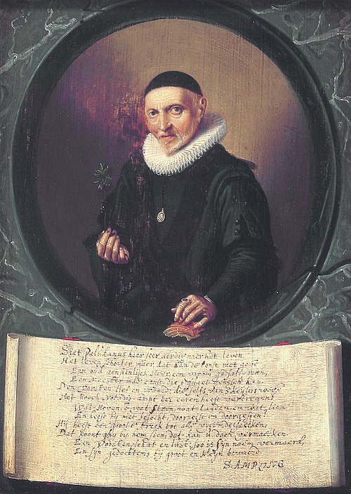 Portrait de Bernardus Paludanus, 1629, Hendrick Pot