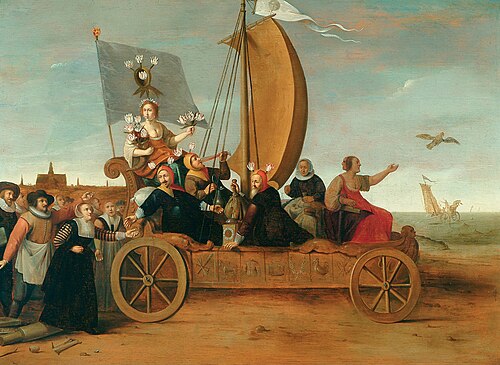 Flora's crazy wagon, 1637, Hendrick Pot