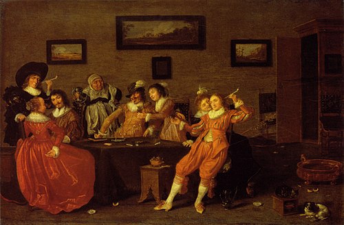 Merry Company, 1635, Hendrick Pot