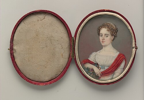 Mrs. Daniel Parkman (Mary George McDonough), 1825, Anthony Meucci