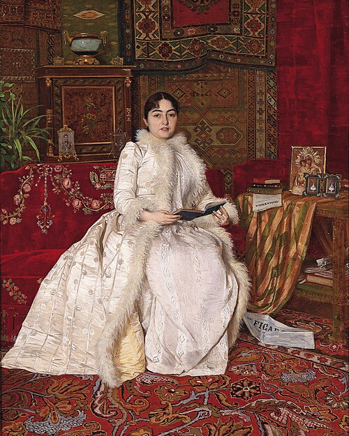 Queen Natalie of Serbia, 1887, Uroš Predić