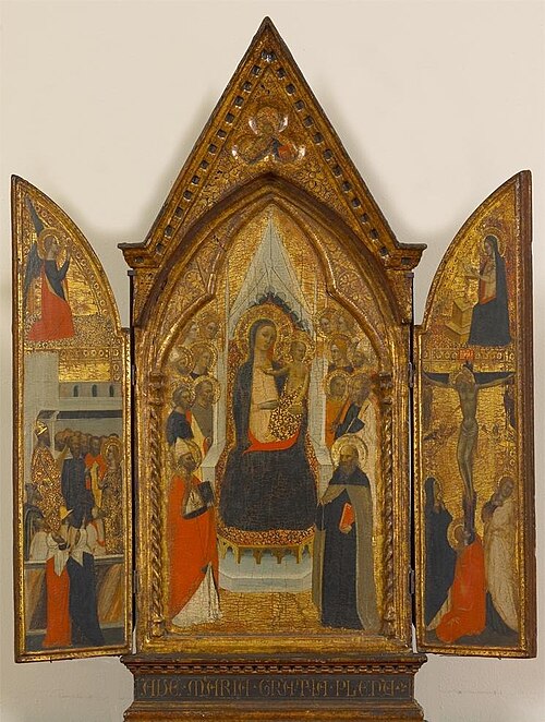 Madonna and Child with Saints, 1370, Jacopo di Cione
