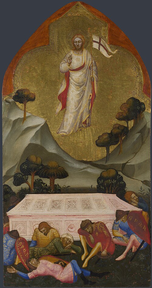 The Resurrection, 1370, Jacopo di Cione