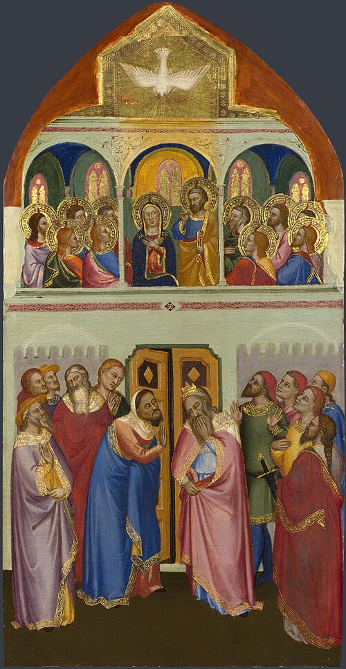 Pentecôte, 1370, Jacopo di Cione