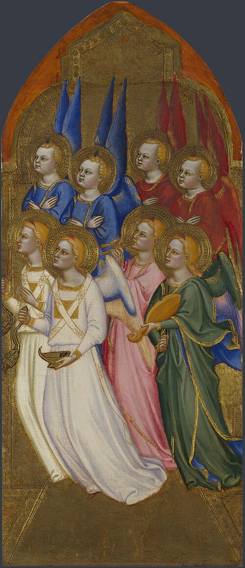 Seraphim, Cherubim and Adoring Angels, 1370, Jacopo di Cione
