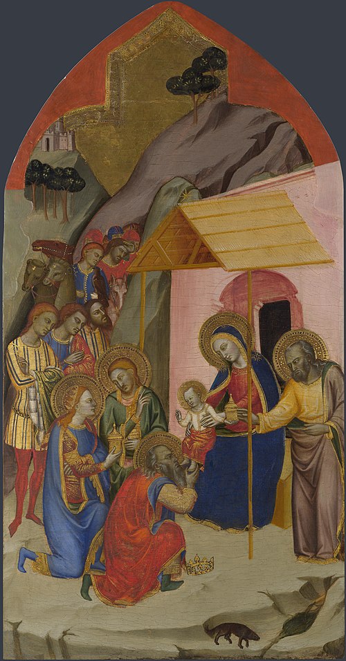 The Adoration of the Kings, 1370, Jacopo di Cione