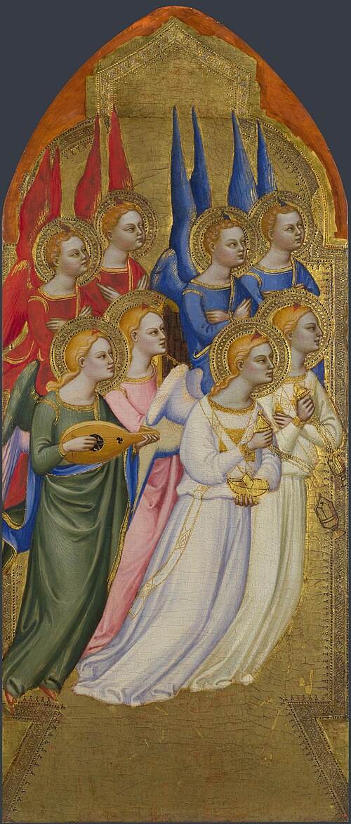 Seraphim, Cherubim and Adoring Angels, 1370, Jacopo di Cione
