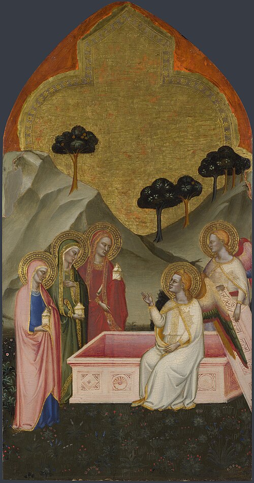 The Maries at the Sepulchre, 1370, Jacopo di Cione