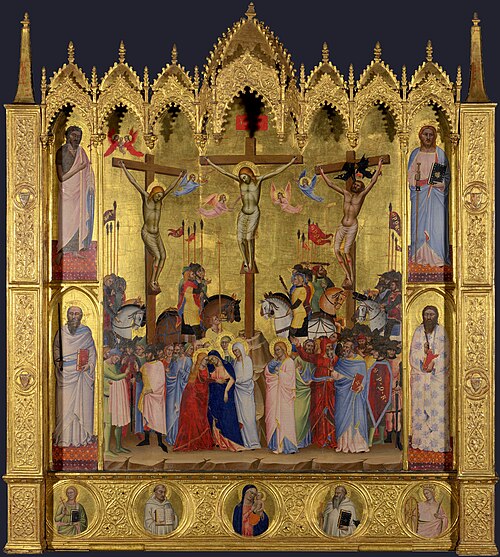 Retable de la Crucifixion, 1369, Jacopo di Cione