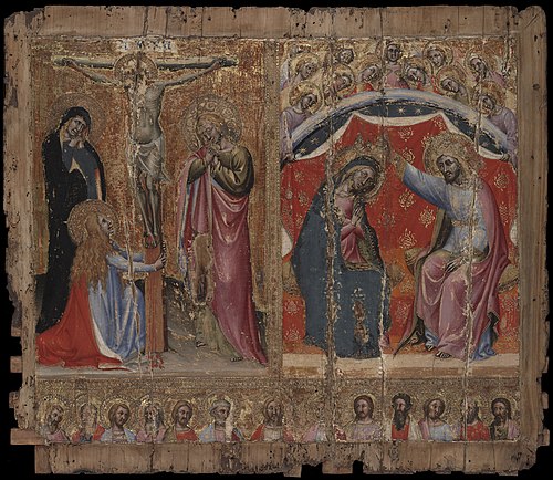 The Coronation of the Virgin, 1375, Jacopo di Cione