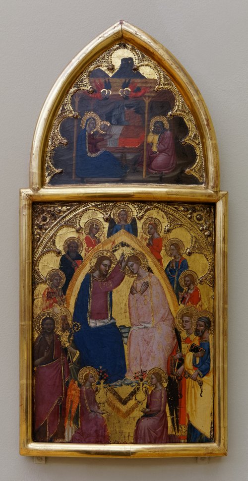 le Couronnement de la vierge, 1370, Jacopo di Cione