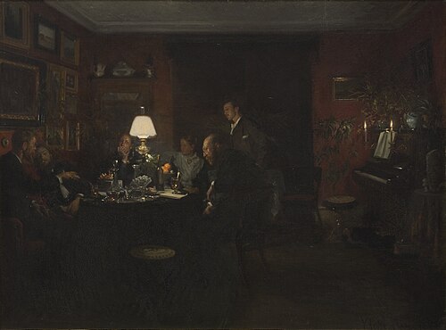 Aftenpassiar, 1886, Viggo Johansen