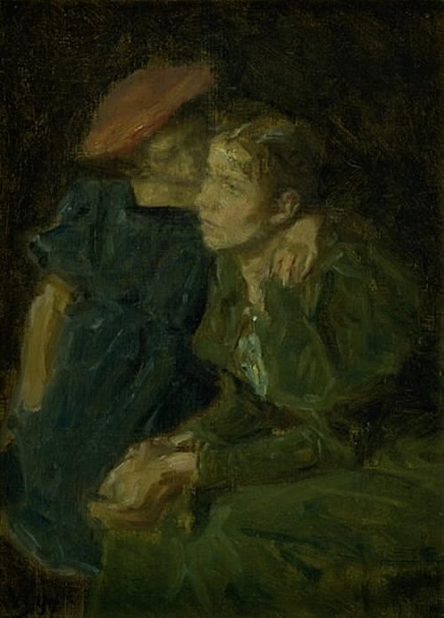 Nanna og hendes moder, 1897, Viggo Johansen