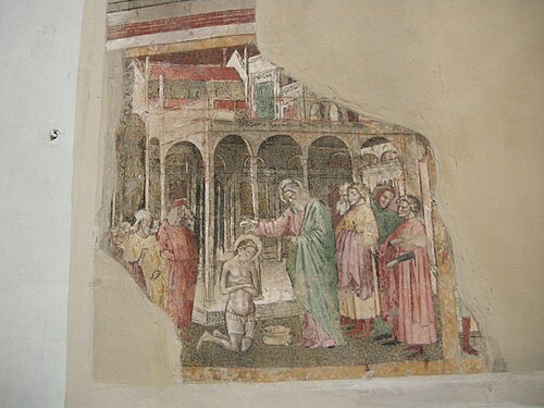 Clement Baptizes Neophytes, 1390, Cenni di Francesco